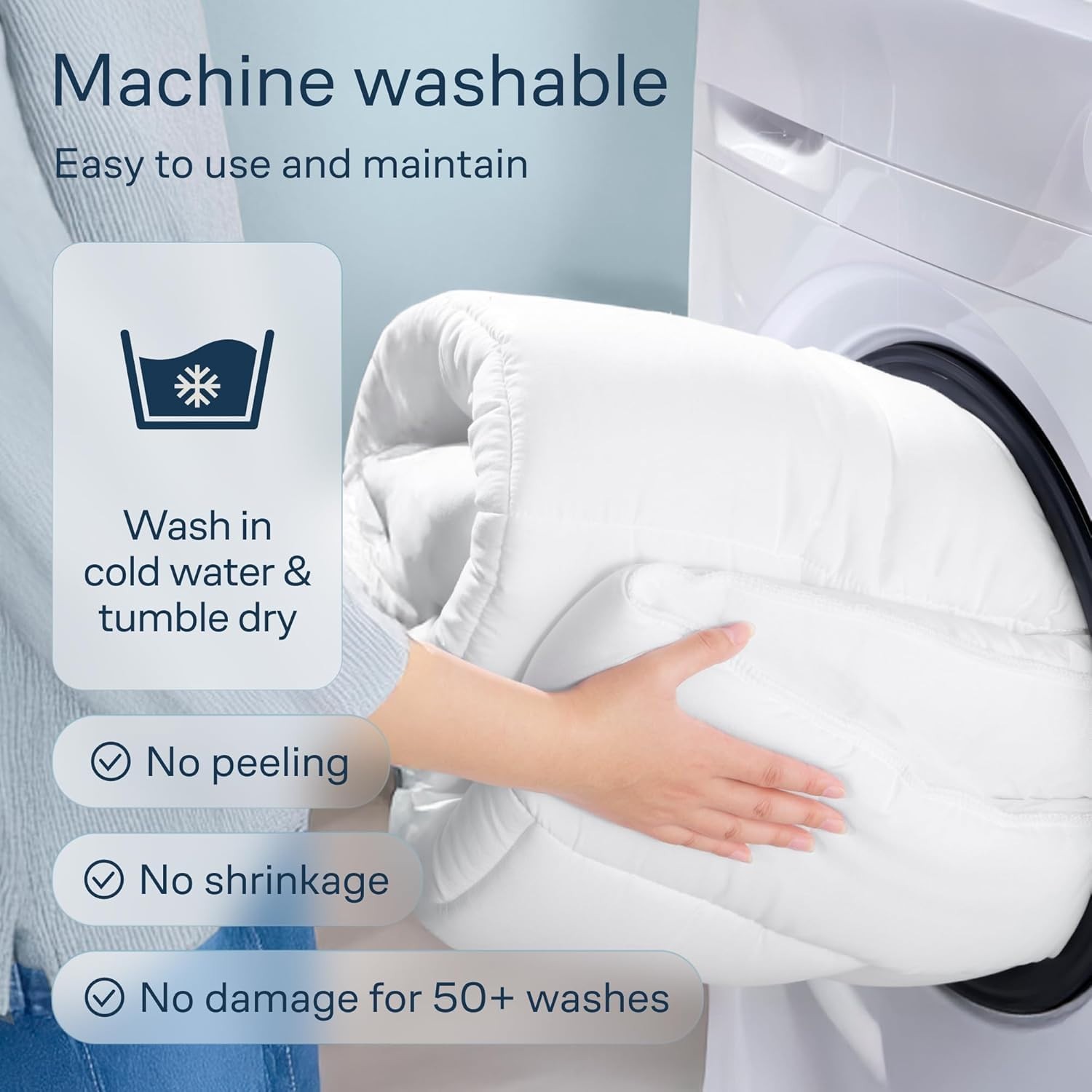 4 Inches Thick Mattress Topper Quilted Cooling Mattress Topper Pad