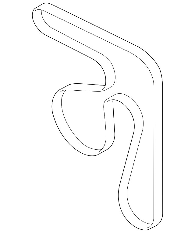 Genuine Subaru Serpentine Belt 23780AA111