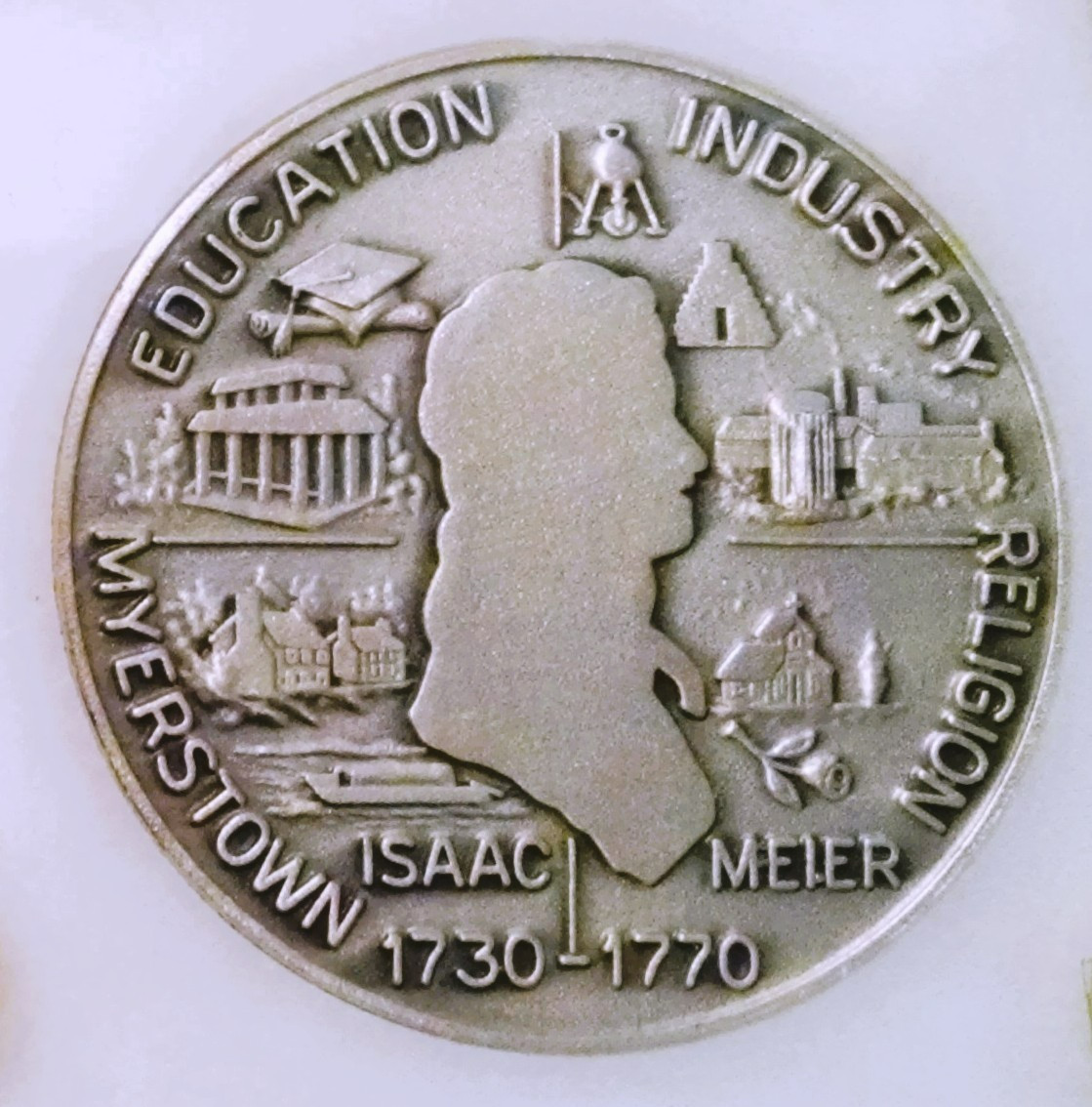 1768-1968 MYERSTOWN PENNSYLVANIA BICENTENNIAL 999 SILVER MEDAL
