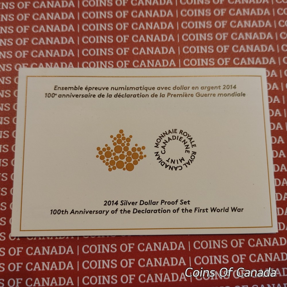 2014 Canada Special Edition Silver Dollar Proof Set -Damaged Case #coinsofcanada