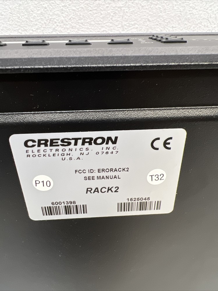 CRESTRON RACK2 Dual Bus Control System Professional Central Processor