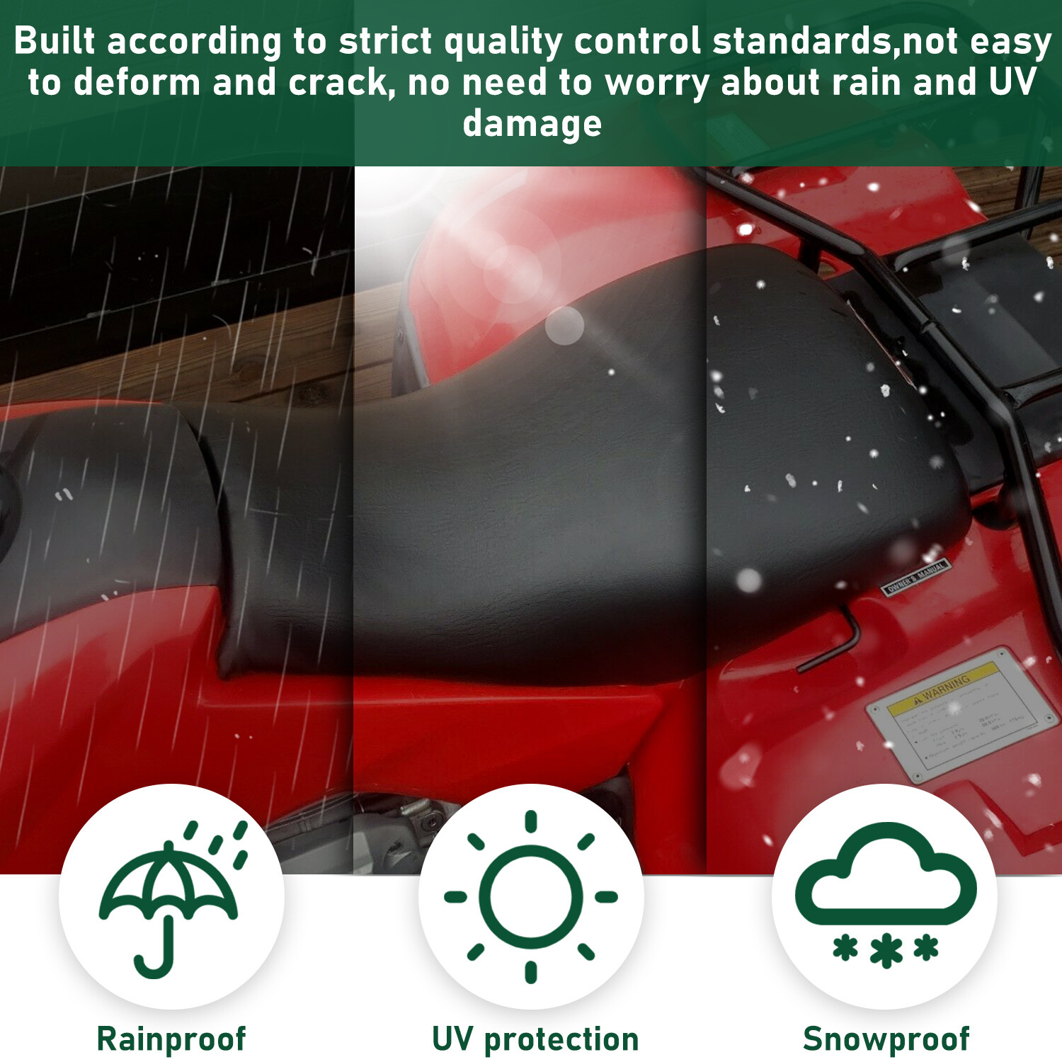 New! Complete Seat For Honda Recon 250 TRX250 TRX250TE TRX250TM 2x4 05-22 ATV