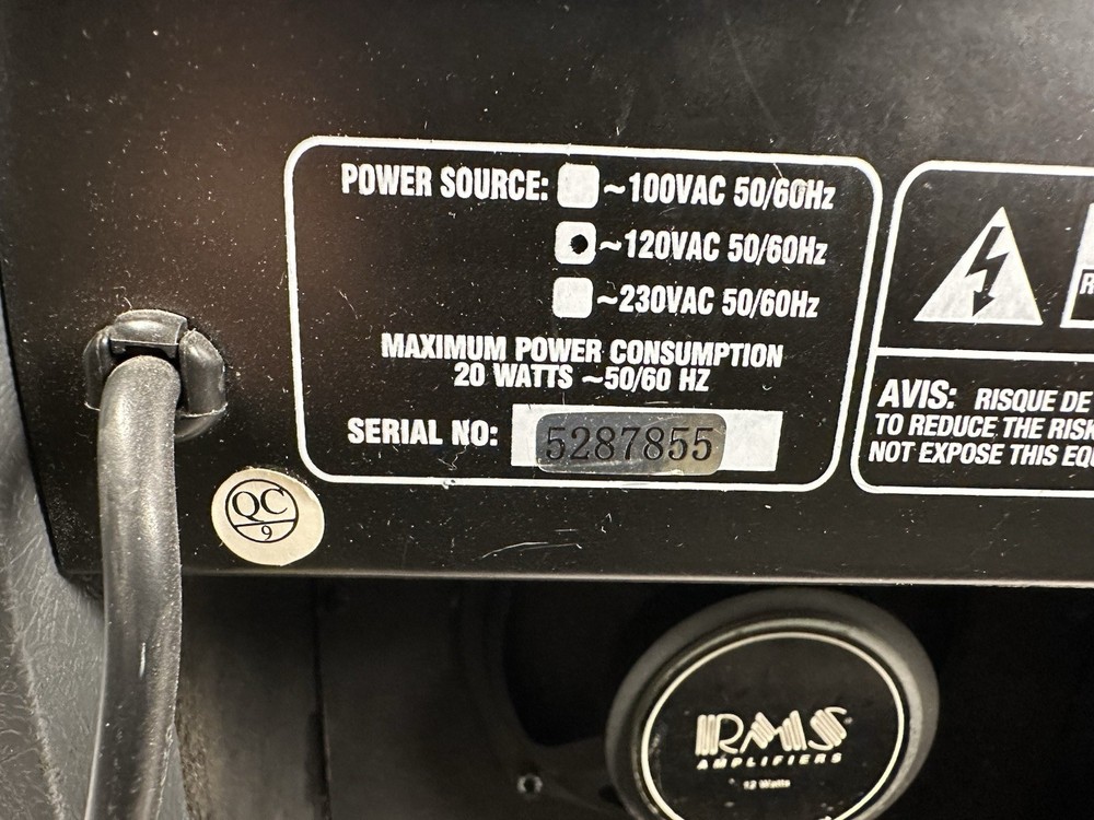 Guitar Amplifier, Compact, RMS, Model # RMSG12, TESTED