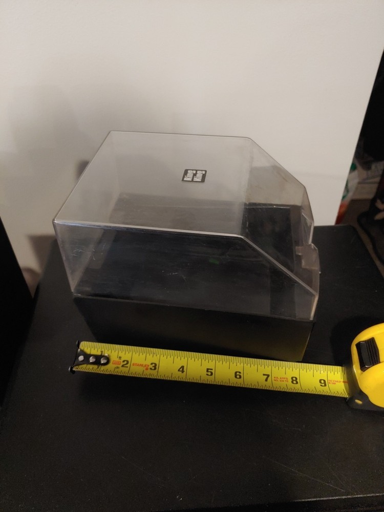 Ring King 8" X 6" Disk Diskette Storage Holder Case plastic floppy disc storage