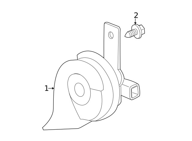 Genuine GM High Note Horn 84113063
