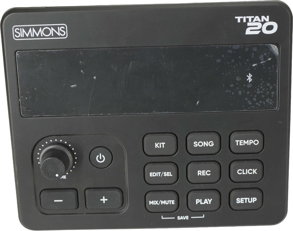 Simmons Titan 20 Electronic Drum Kit Mesh Pads Bluetooth