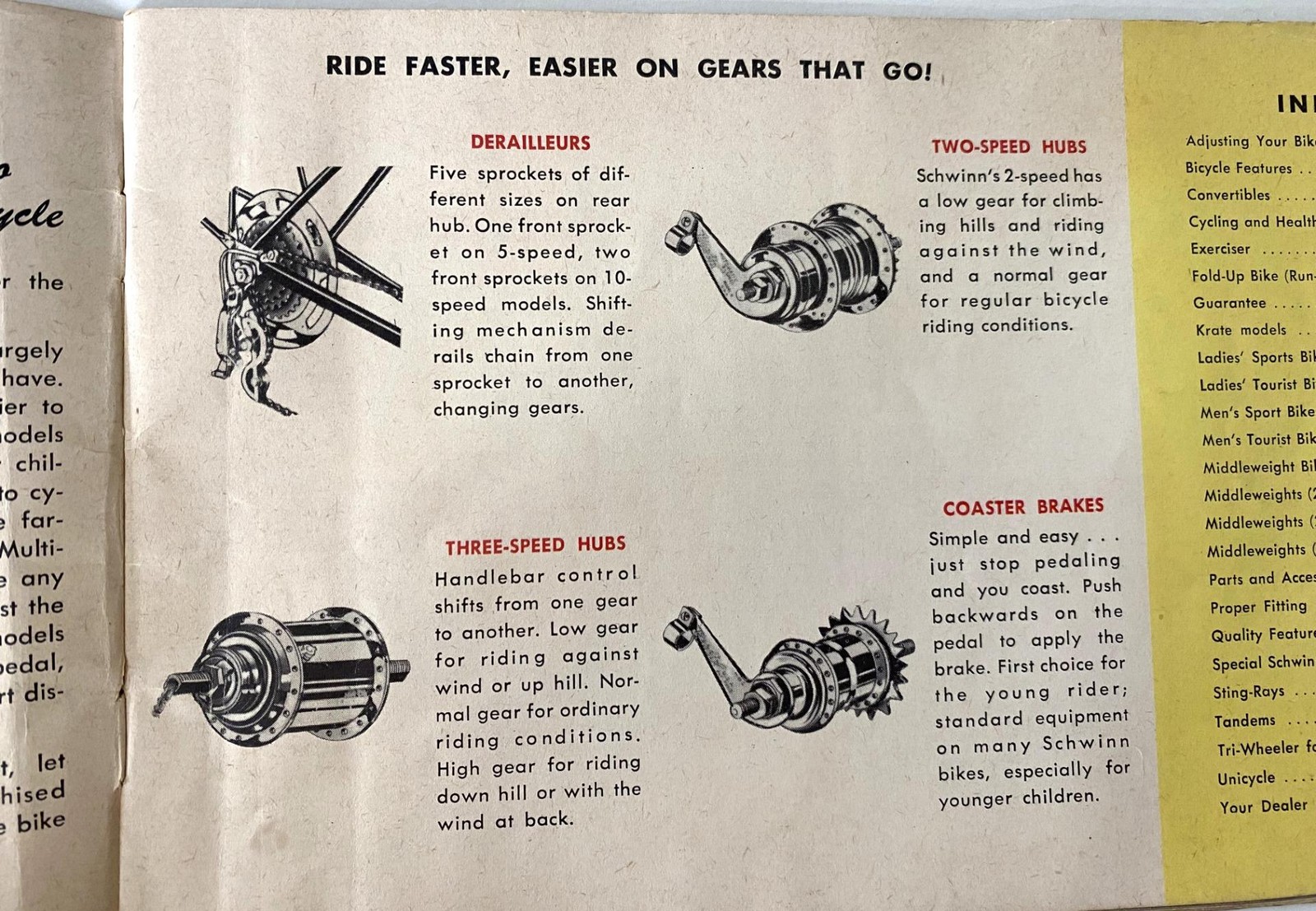 original 1969 Schwinn Bicycle CATALOG Paramount Sting-ray Cycle Truck Run-a-bout