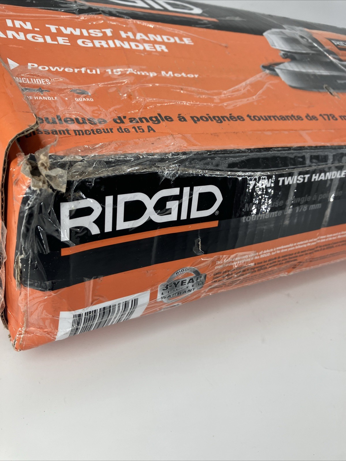 RIDGID R10202 15A 7” Angle Grinder Heavy Duty – Tested Ships Fast