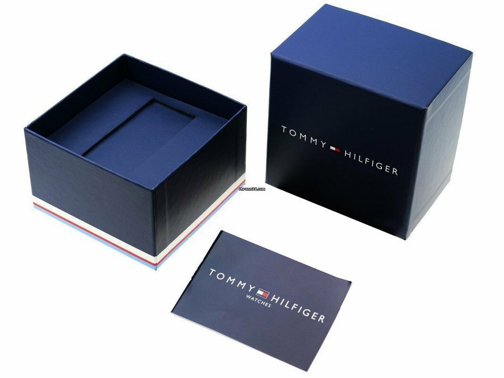 TOMMY HILFIGER WATCH DISPLAY GIFT PRESENTATION BOX WITH MANUAL