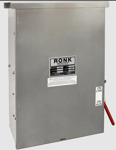 Ronk  METER-RITE 7406 Double Throw Transfer Switch Grade Level Generator