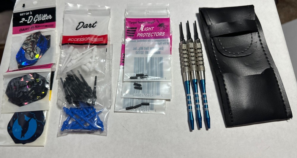15GM Wolf Themed 3 Soft Tip Dart Set Bundle With Soft Case