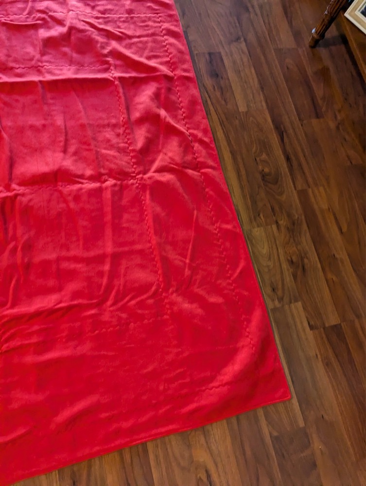 Patchwork Lap Quilt Blanket Throw Multicolor 50”x 35” - Please See Video