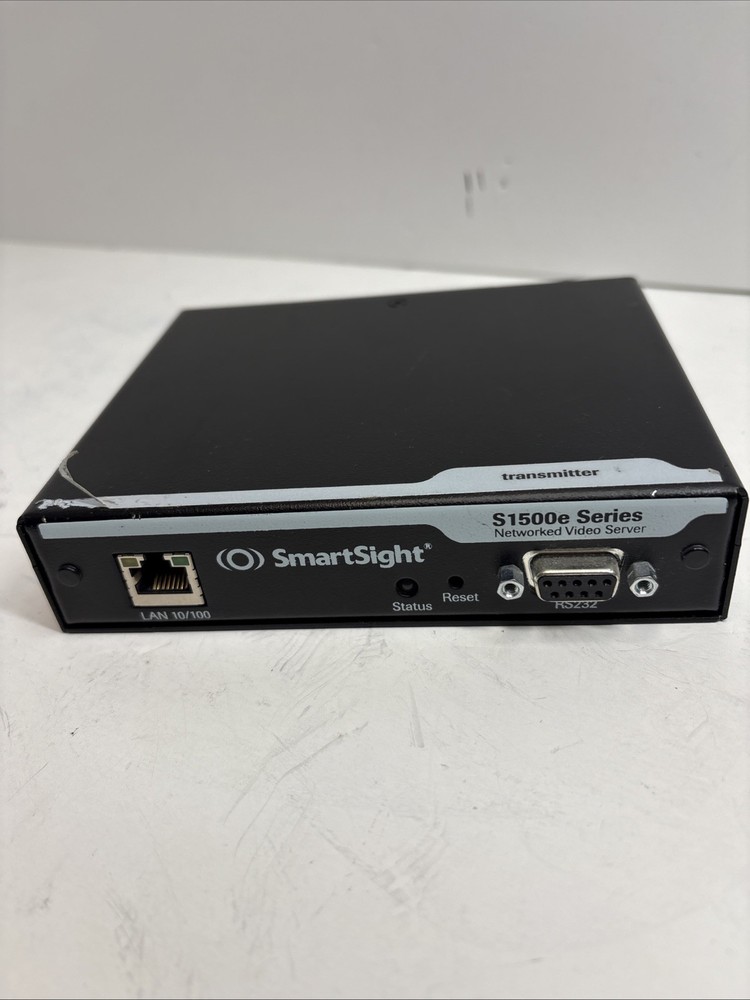 SMARTSIGHT S1500E-T ETHERNET VIDEO SERVER ENCODER TRANSMITTER w/1 ANALOG INPUT