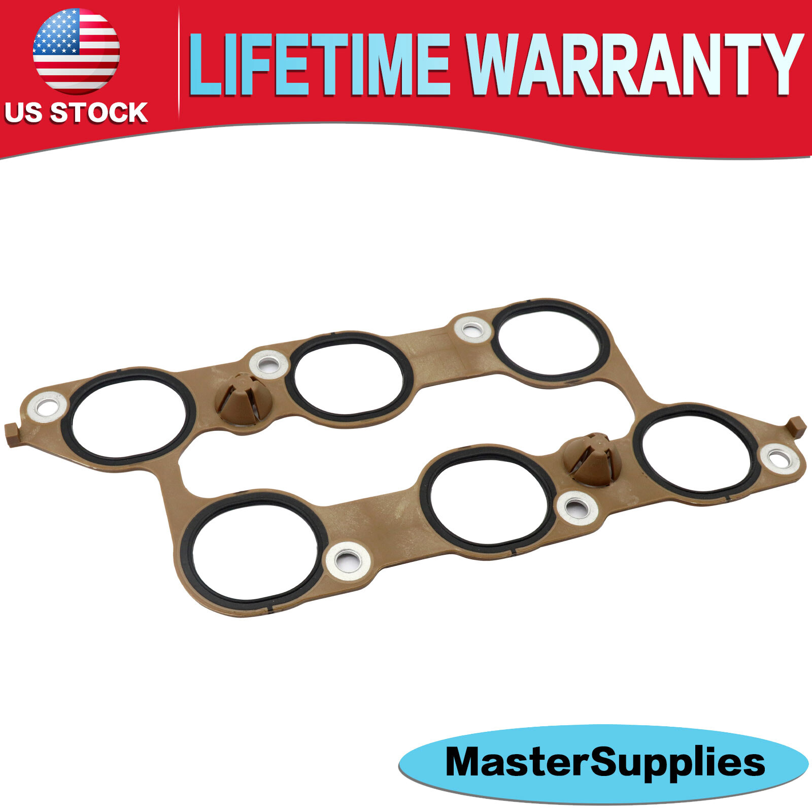For GMC Acadia Intake Manifold Gasket 2009-2016 | 6 Cyl | 3.6L Engine | 12590958