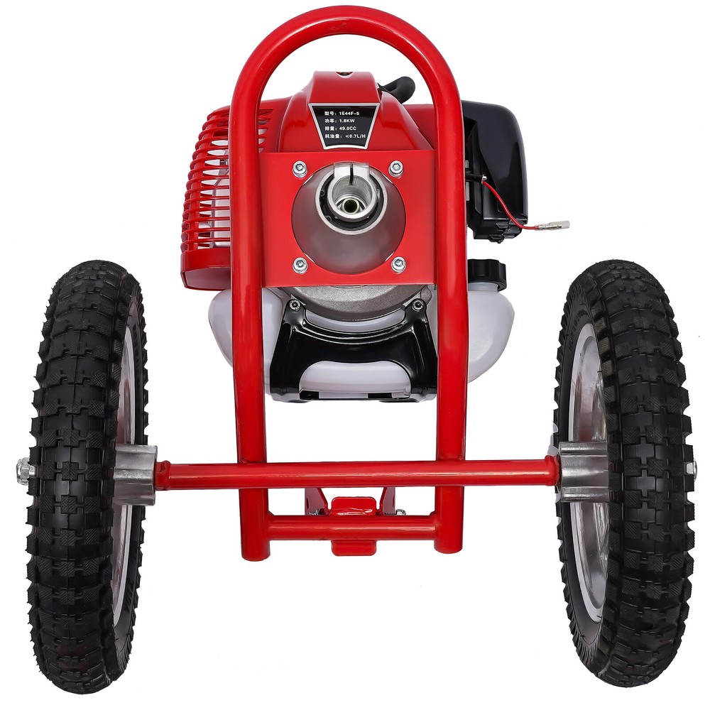 Hand-Push Gasoline Lawn Mower Two-Stroke Multi-Function Small Weeding Machine