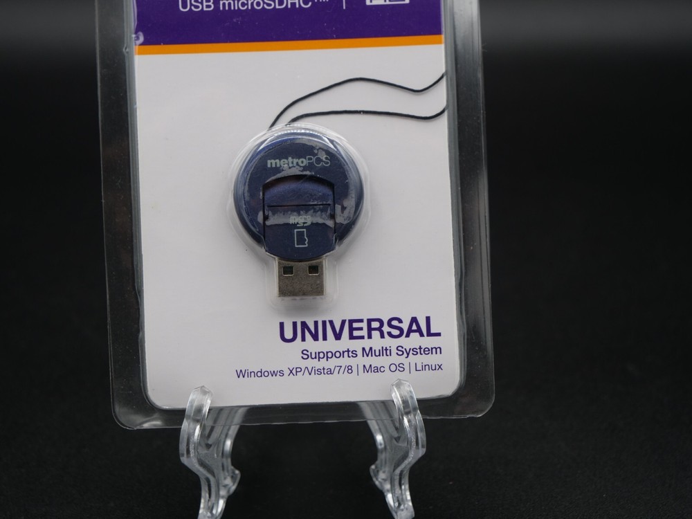 Card Reader USB MicroSDHC, Universal Accessory From MetroPCS SKU MPCSRDR