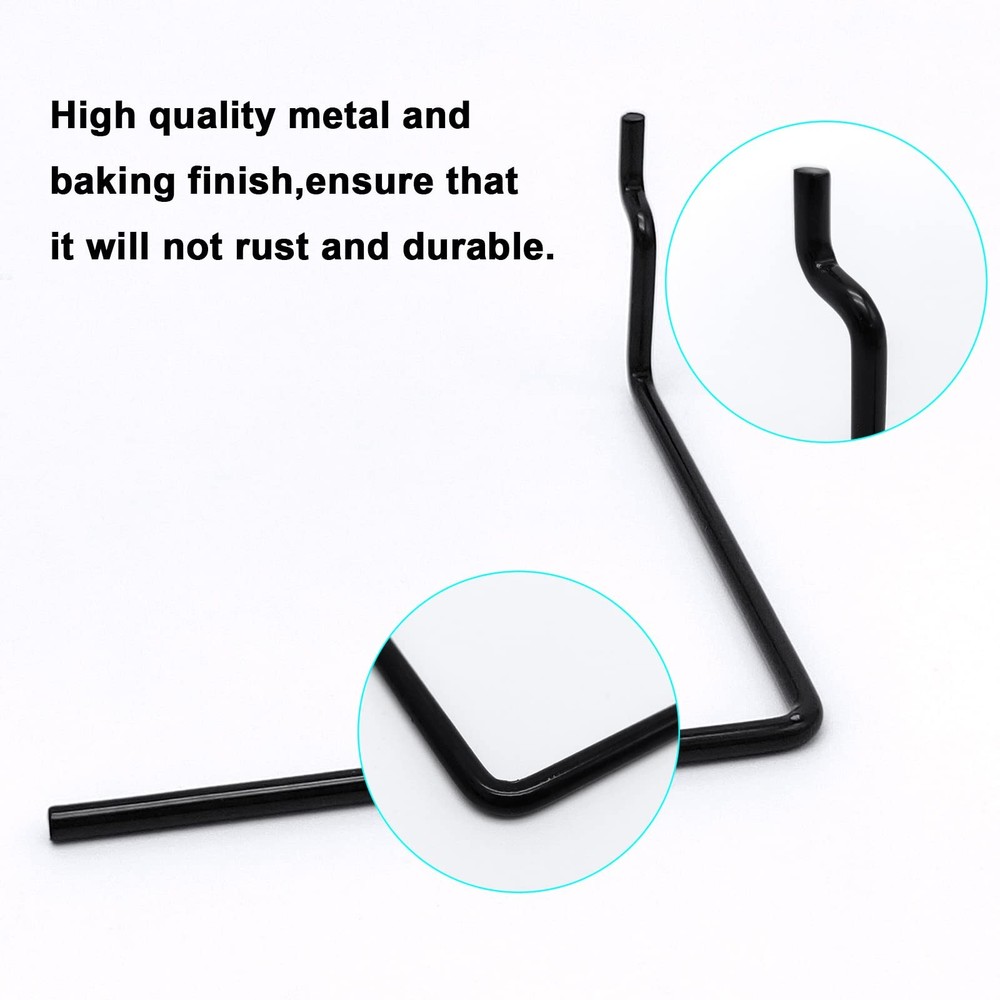 5 Pack Extendable Pegboard Paper Towel Holder,Pegboard Hook for Workshop,Gara...