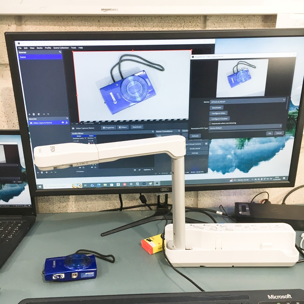 EPSON ELPDC07 Full 1080p HD USB Document Camera / Visualiser