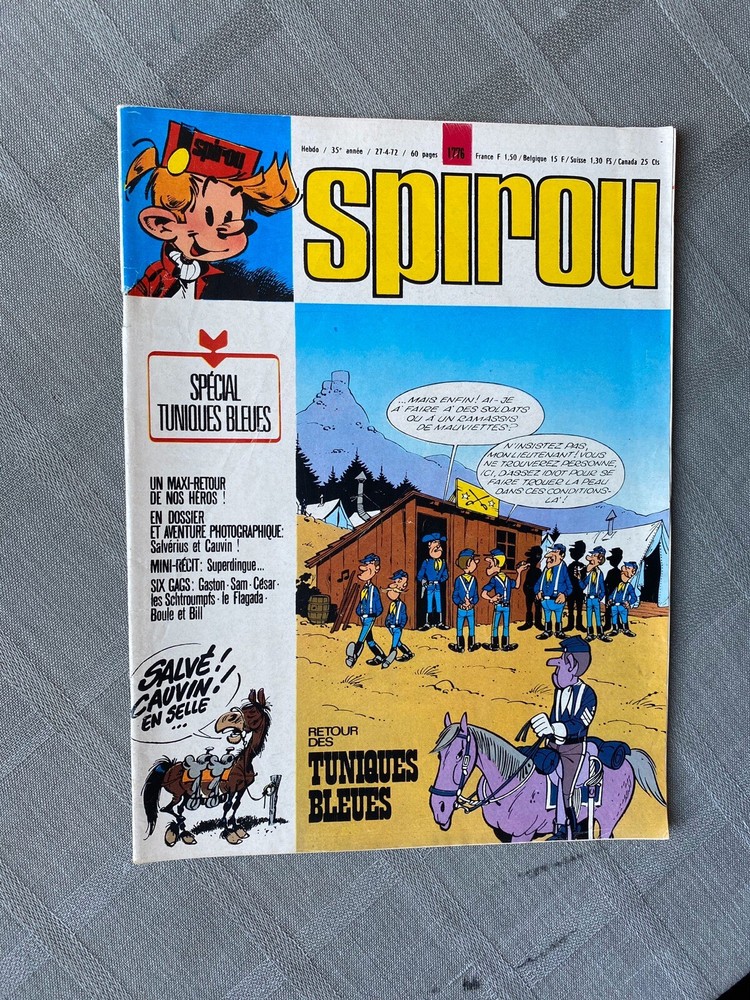 Spirou Weekly No. 1776 Good Condition Complete Mini-Story