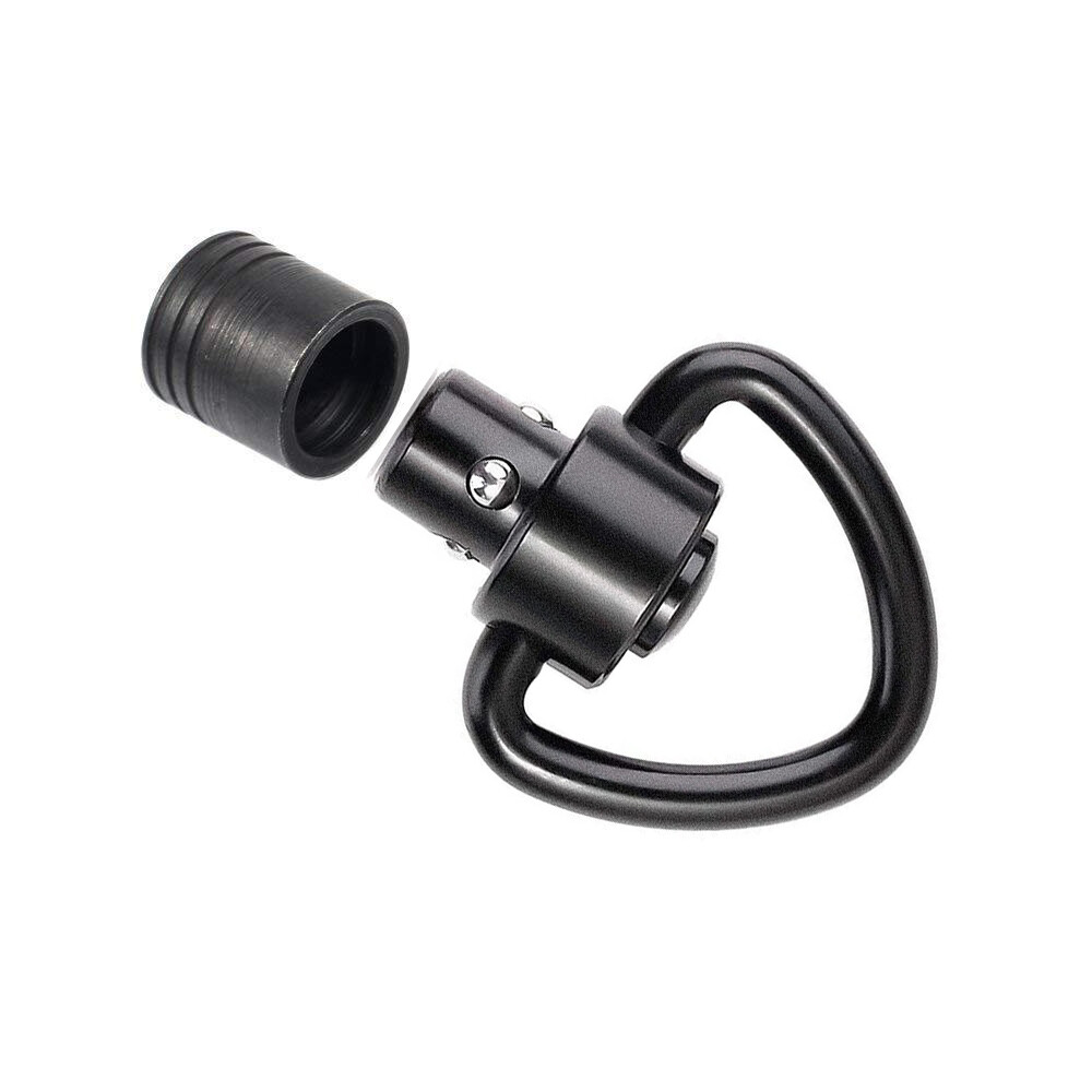 2/4 Pack QD Sling Swivels Heavy Quick Detach Release Push Button Mount Adapter