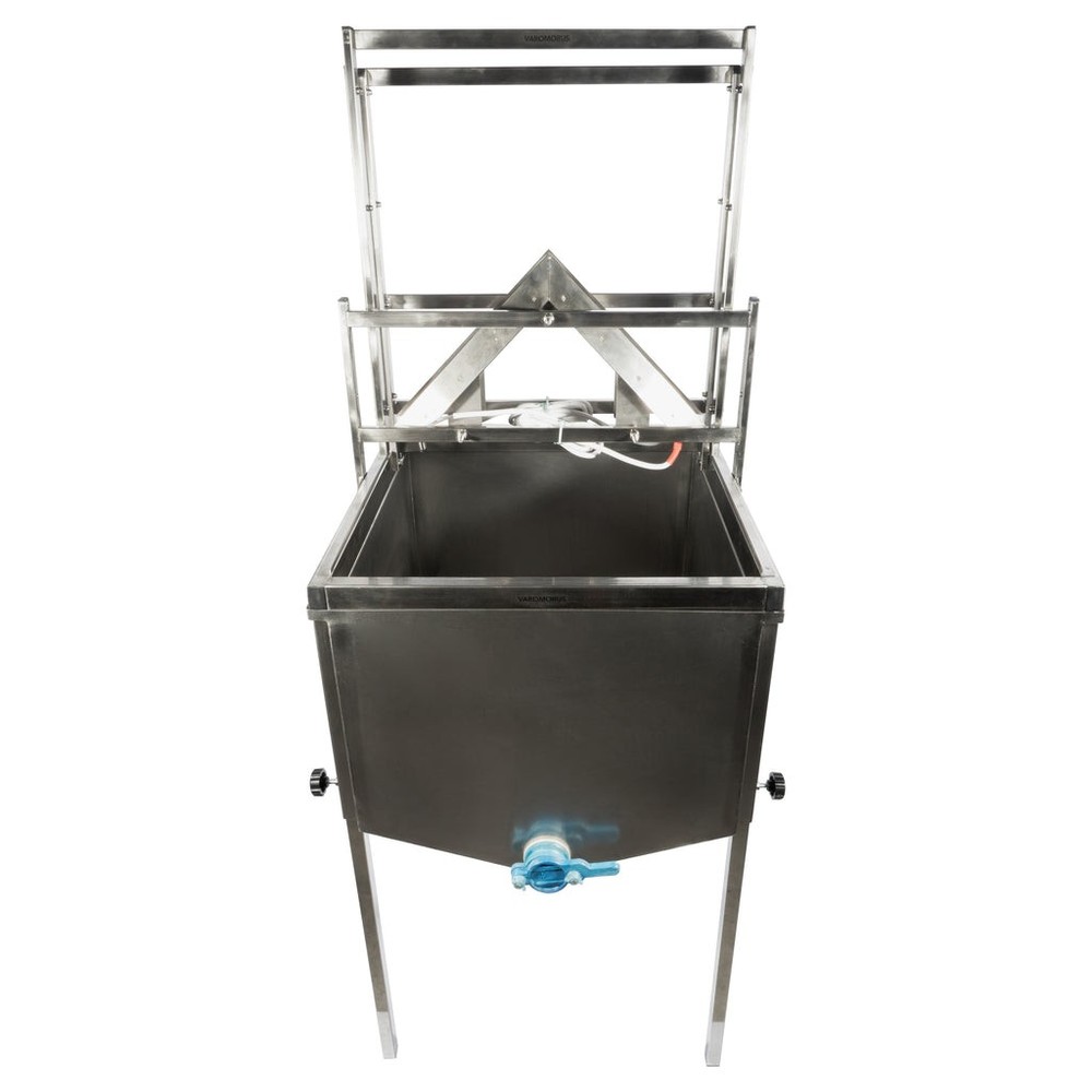 Varomorus 12V Double-Knife Frame Uncapping Machine with Hopper Stainless Steel