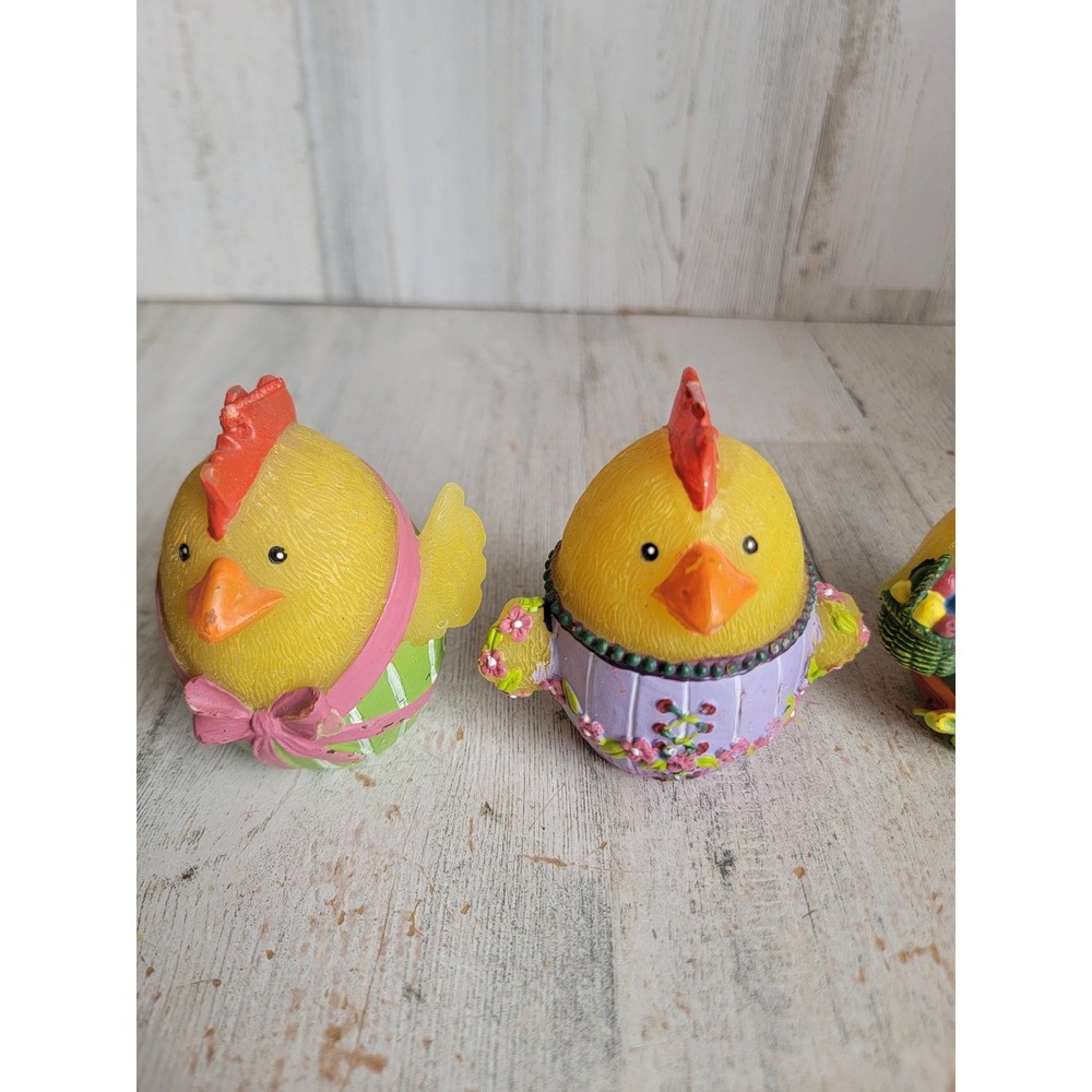 Easter chicken candle set egg spring unique set home decor accessory