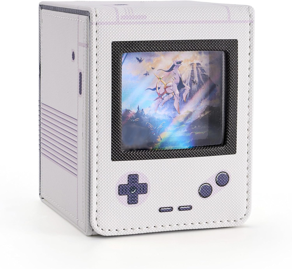 Retro Gaming Console Appearance MTG Deck Box with Commander Display, Card Deck C