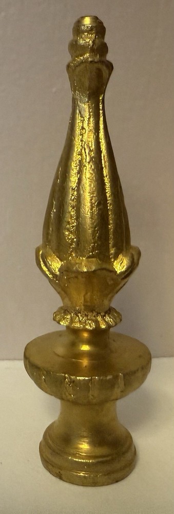 Cast Brass Lamp Finial Trophy Style