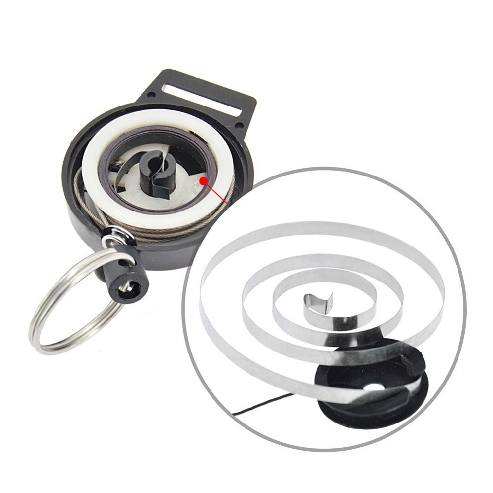Key Chain Strap Adjustable Diving Gear Hook Diving Telescopic Miss Rope