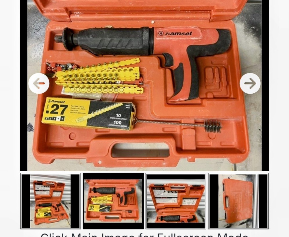 Ramset Cobra Plus .27 Caliber Semi Auto Powder Actuated Tool