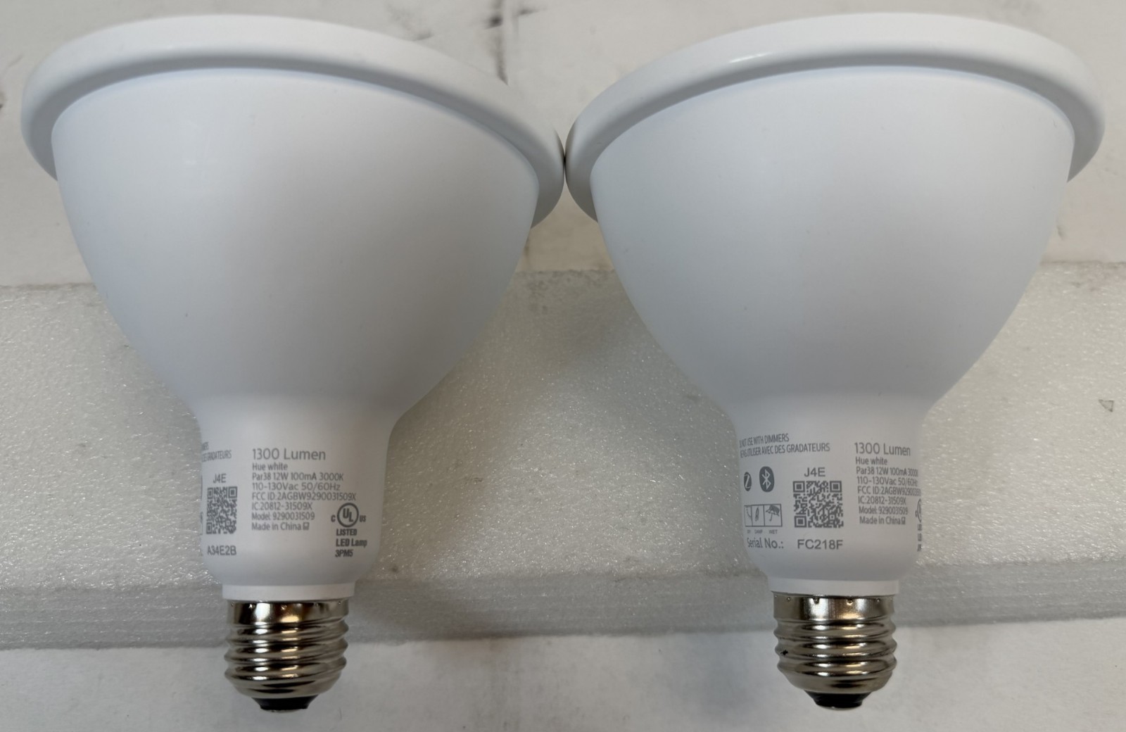 Philips Hue White Outdoor LED 100W Equivalent Smart Bulbs E26 (2 Bulbs)-FREE S/H