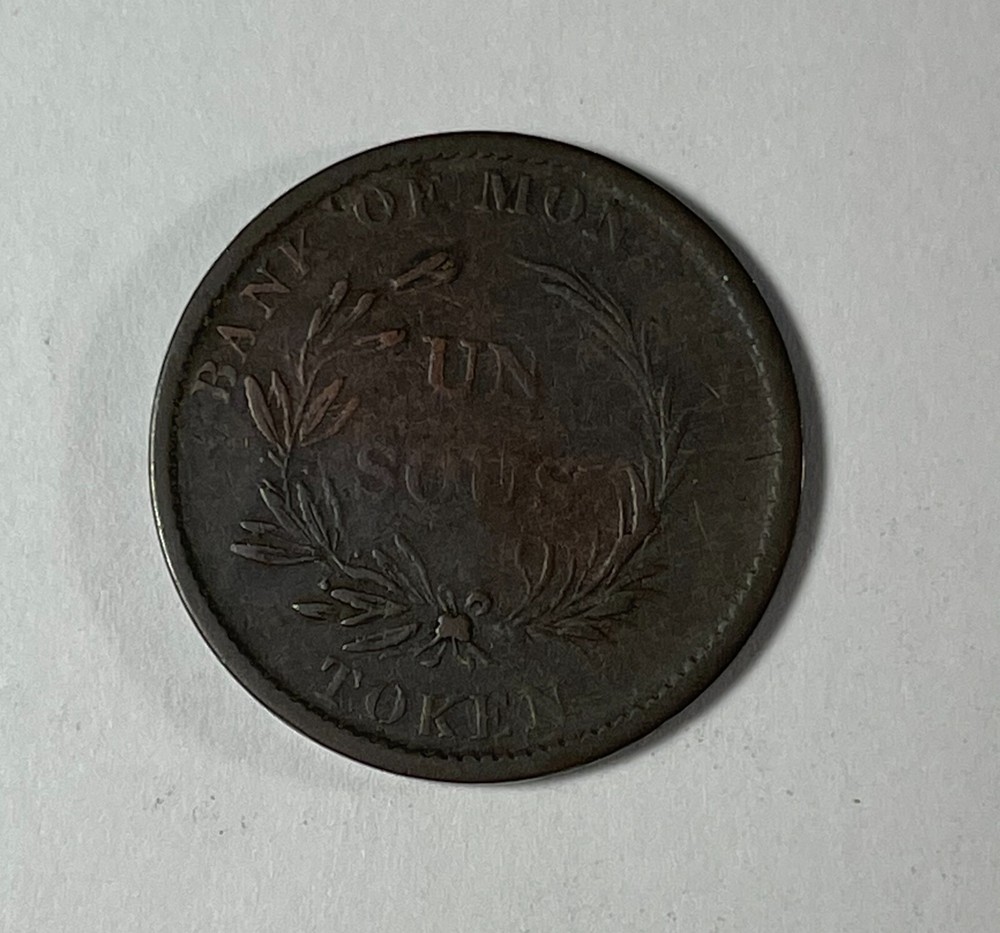 Canada UN Sou Token (#2413) Higher grade weakly struck