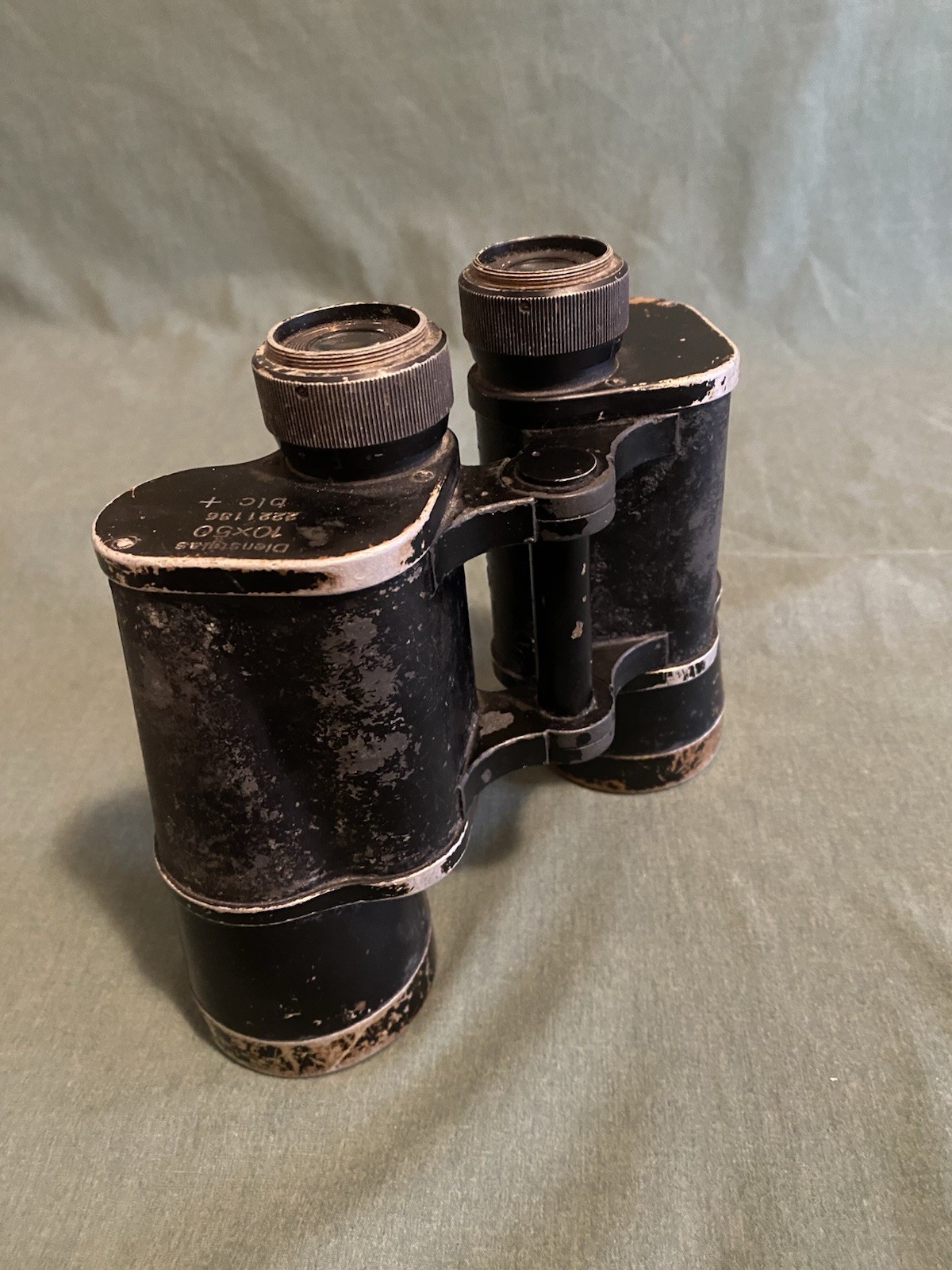 Vintage Original WW2 German 10x50 Binoculars Dienstglass