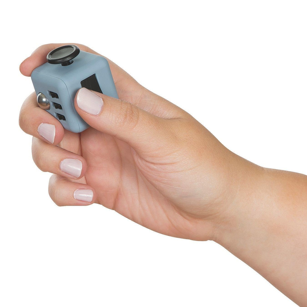 Fidget Cubes, Three Unique Plastic 1-1/4" Cubes to Improve Focus and Calm Anxiet