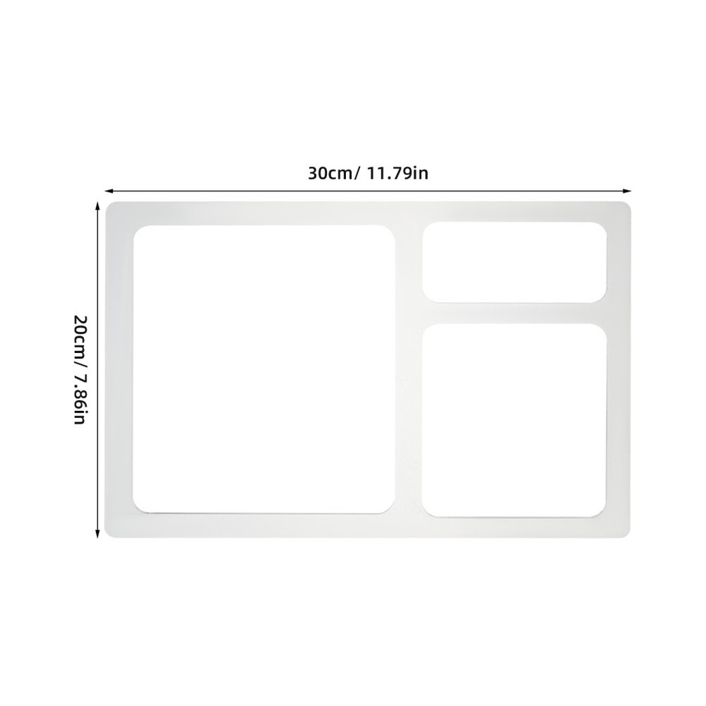 Acrylic Router Template Rectangle Templates for Woodworking Clear