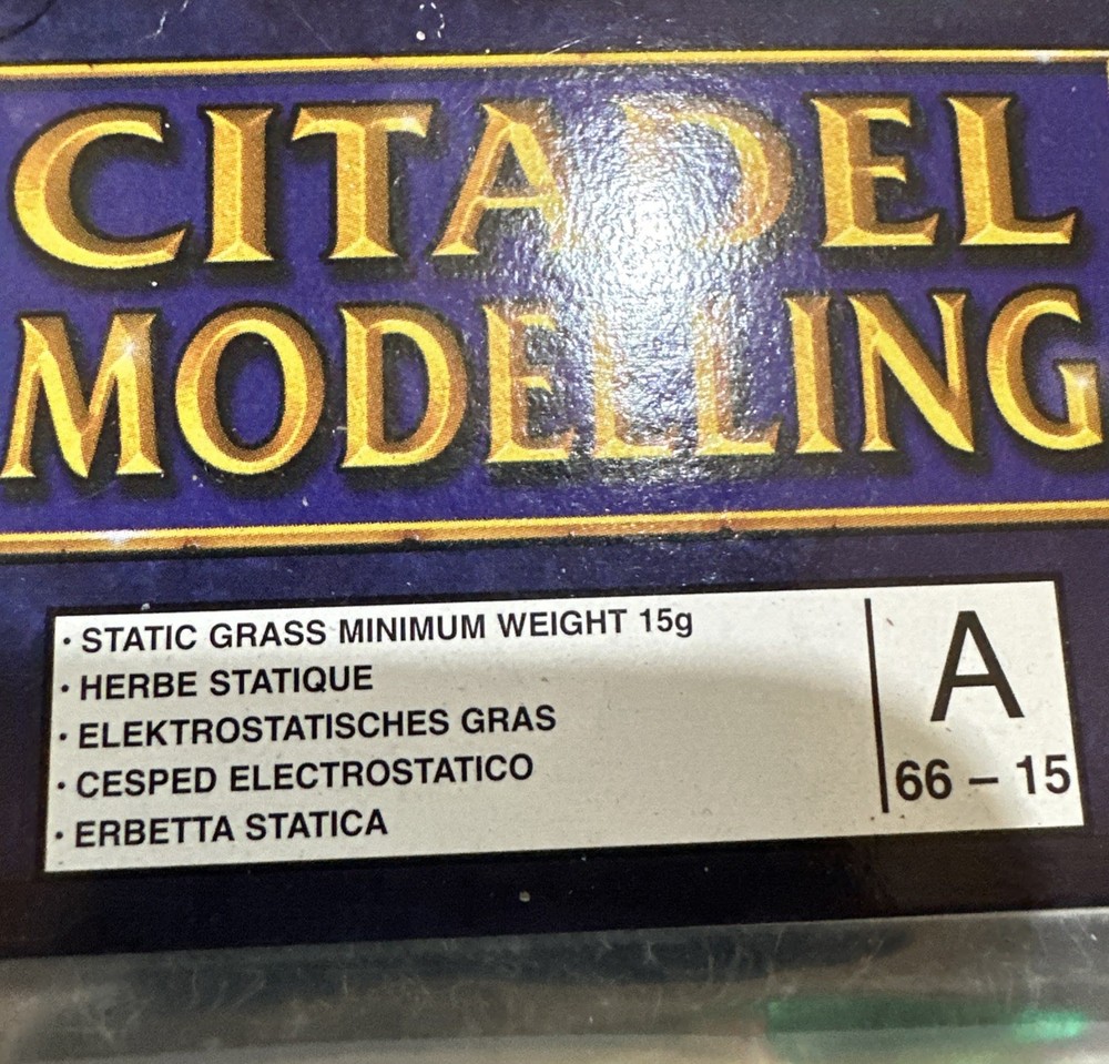 Warhammer Citadel Static Grass 15g Scenery Basing Flock OOP Games Workshop GW 🟢