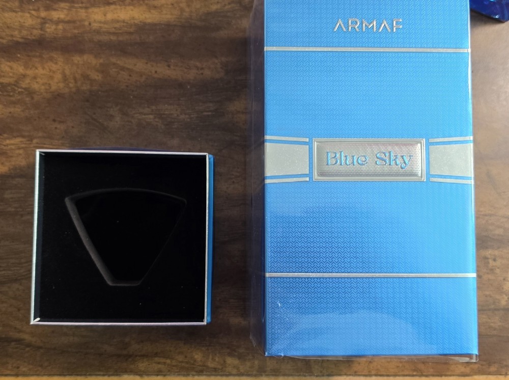 EMPTY BOTTLE w/BOX Armaf Blue Sky 3.4 oz 100ml