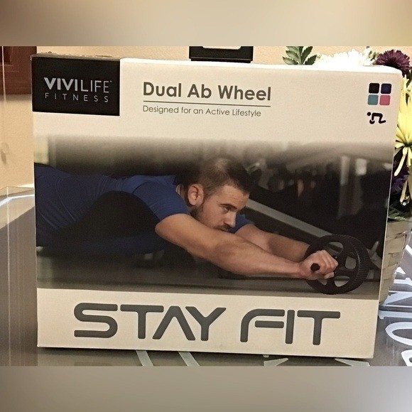 NEW!! Vivilife Dual Ab Wheel
