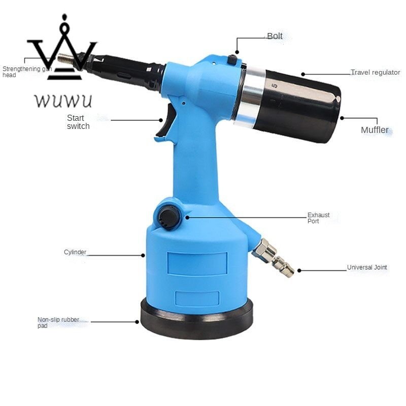 Automatic Insert Threaded Riveting Rivnut Tool Pneumatic Air Rivet Nut Guns