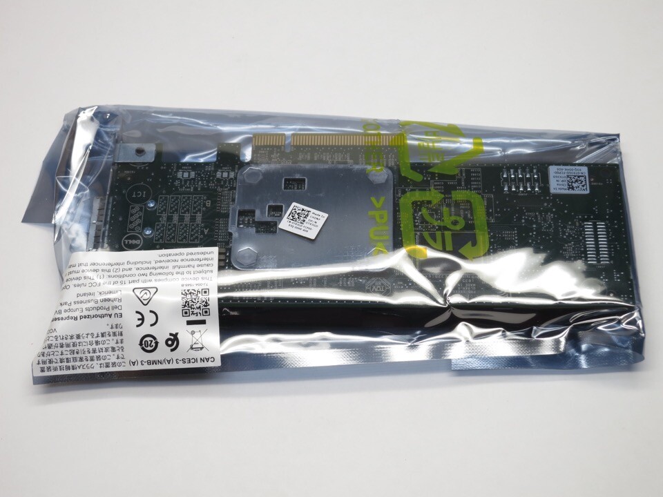 T93GD DELL 12Gb/s SAS HBA EXTERNAL PCI-e CONTROLLER CARD BOTH BRACKETS
