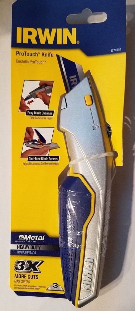 Irwin Tools 1774106 ProTouch Utility Knife Quick Blade Change
