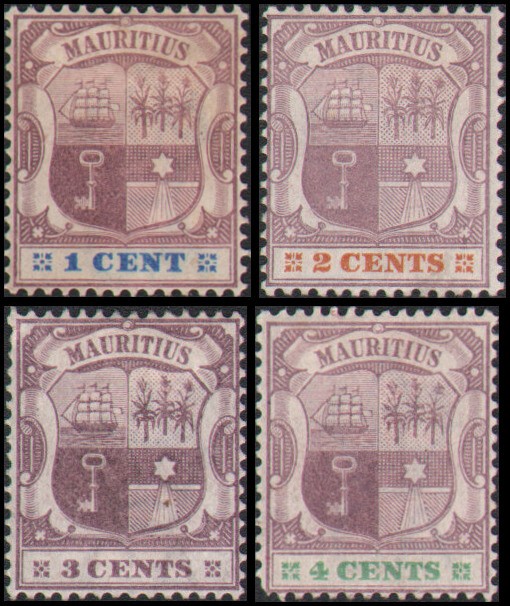 Mauritius #91//97 MH