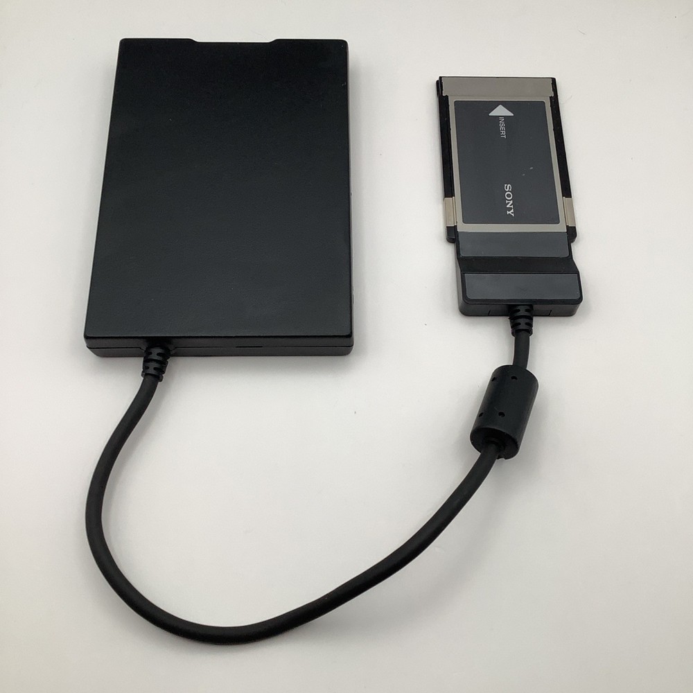 Sony FA-P1 External Floppy Disk Drive With PCMCIA Adapter
