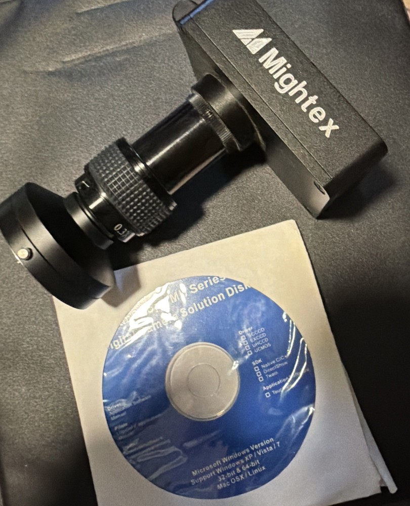 Mightex Camera Usb Microscope M/N:CCE-C013-U Amscope