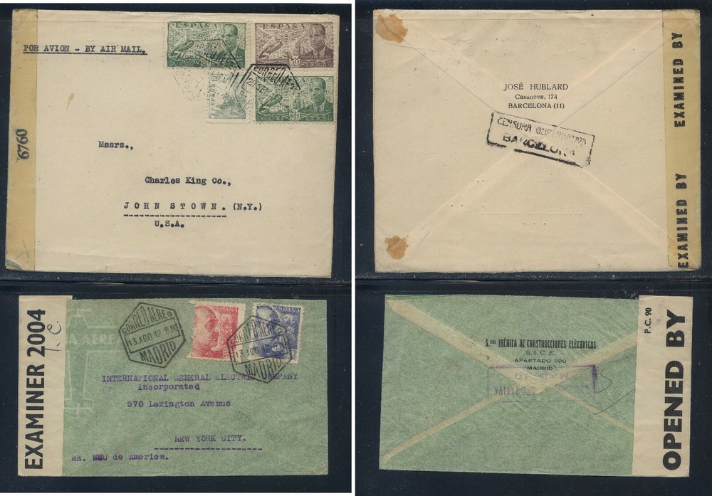 Spain   2 nice  double  censor covers