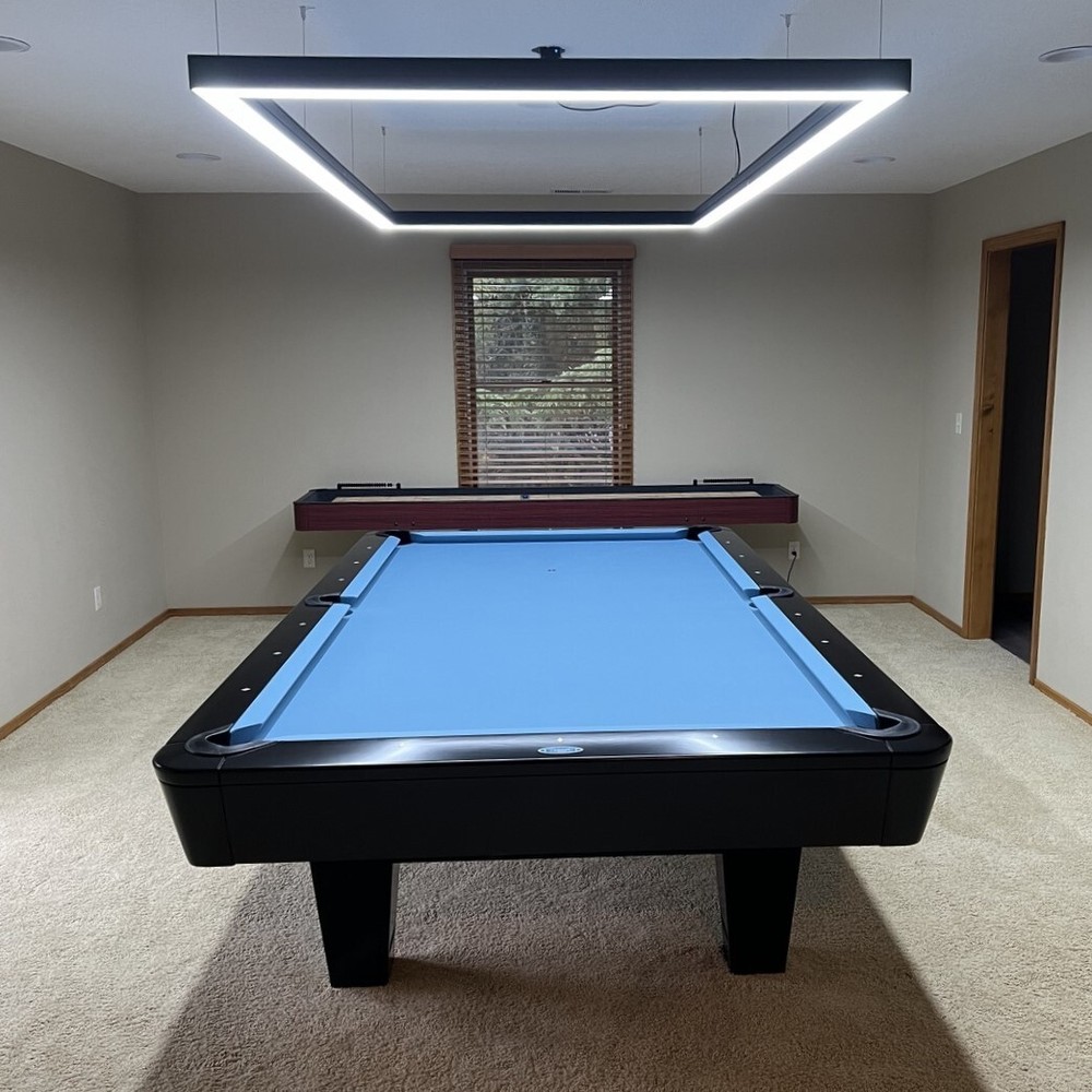 8FT Modern Pool Table Lighting - Perimeter LED Billiard Lights