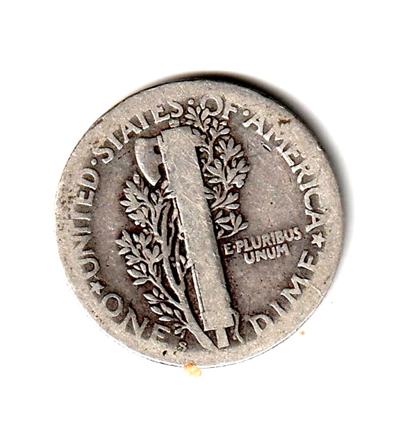 1920 S Mercury Dime