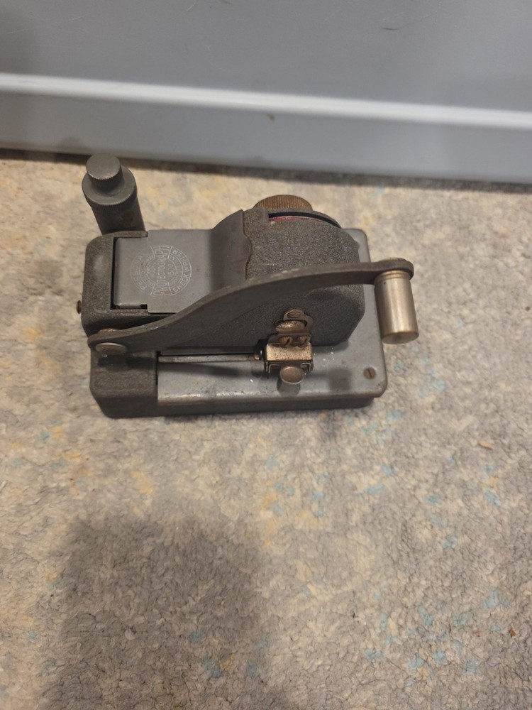 Vintage check writing machine