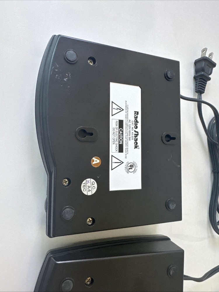 RadioShack CCT Intercom System - Gray (43-225) Unit A & Unit C *MISSING UNIT B*