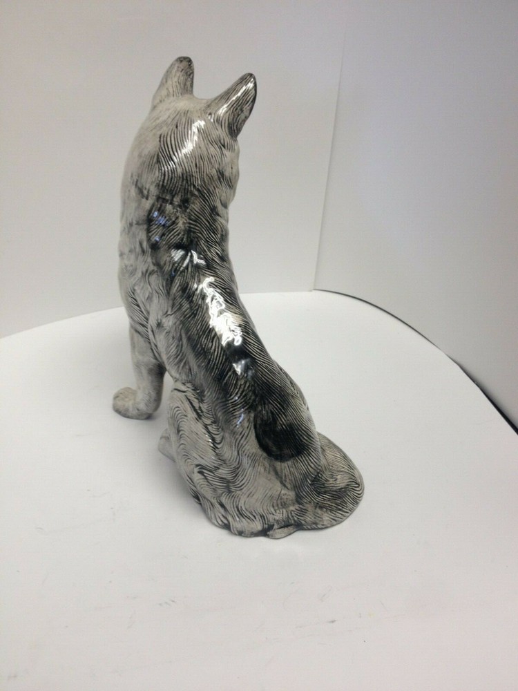 Vintage Ceramic German Shepherd Figurine